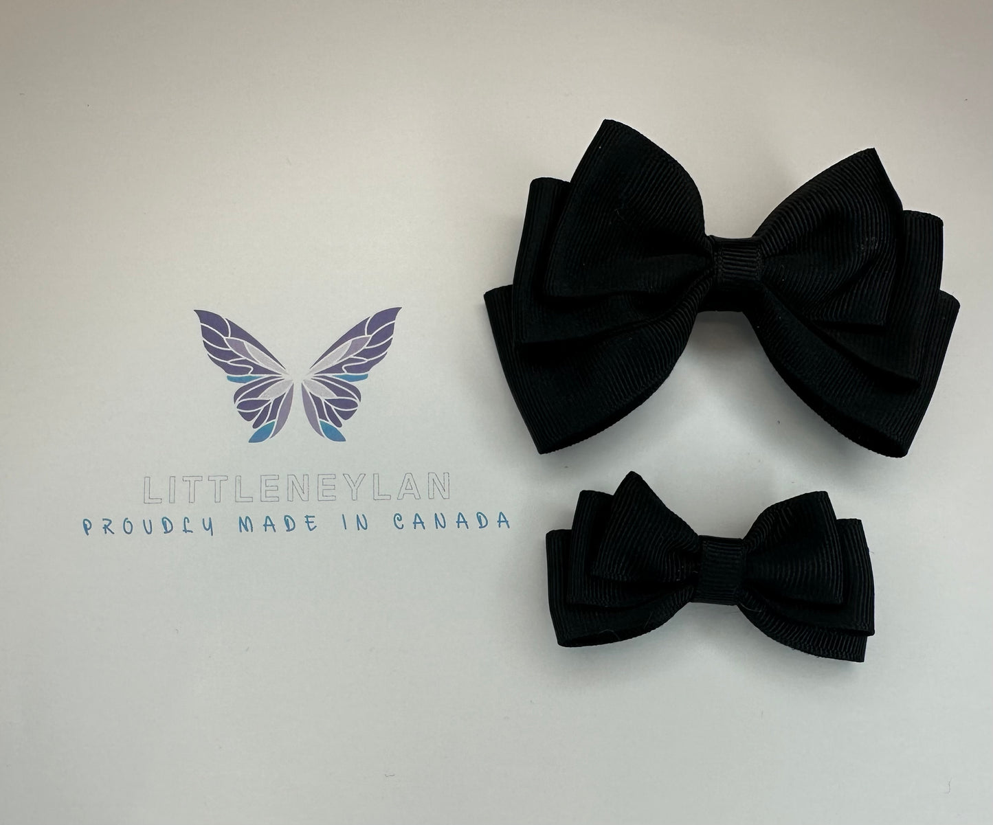 Elegant three layer hair bow