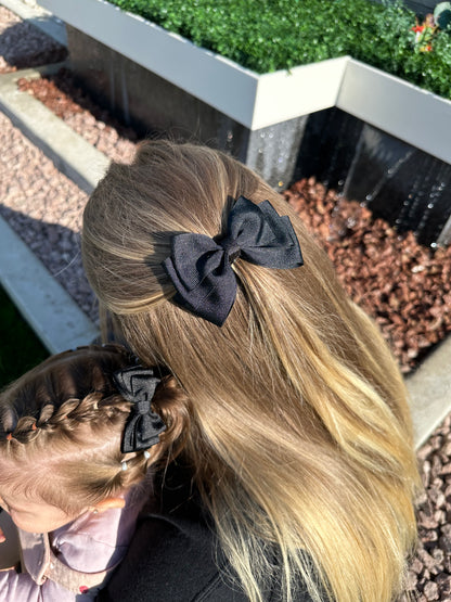 Elegant three layer hair bow