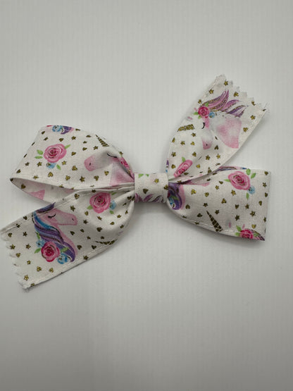 Fabric hair bow