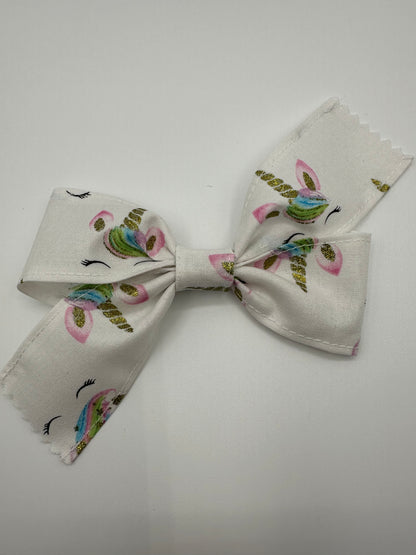 Fabric hair bow