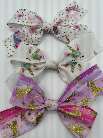 Fabric hair bow