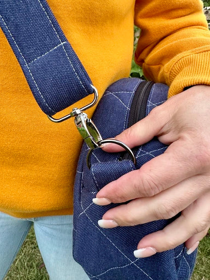 Round over the shoulder bag